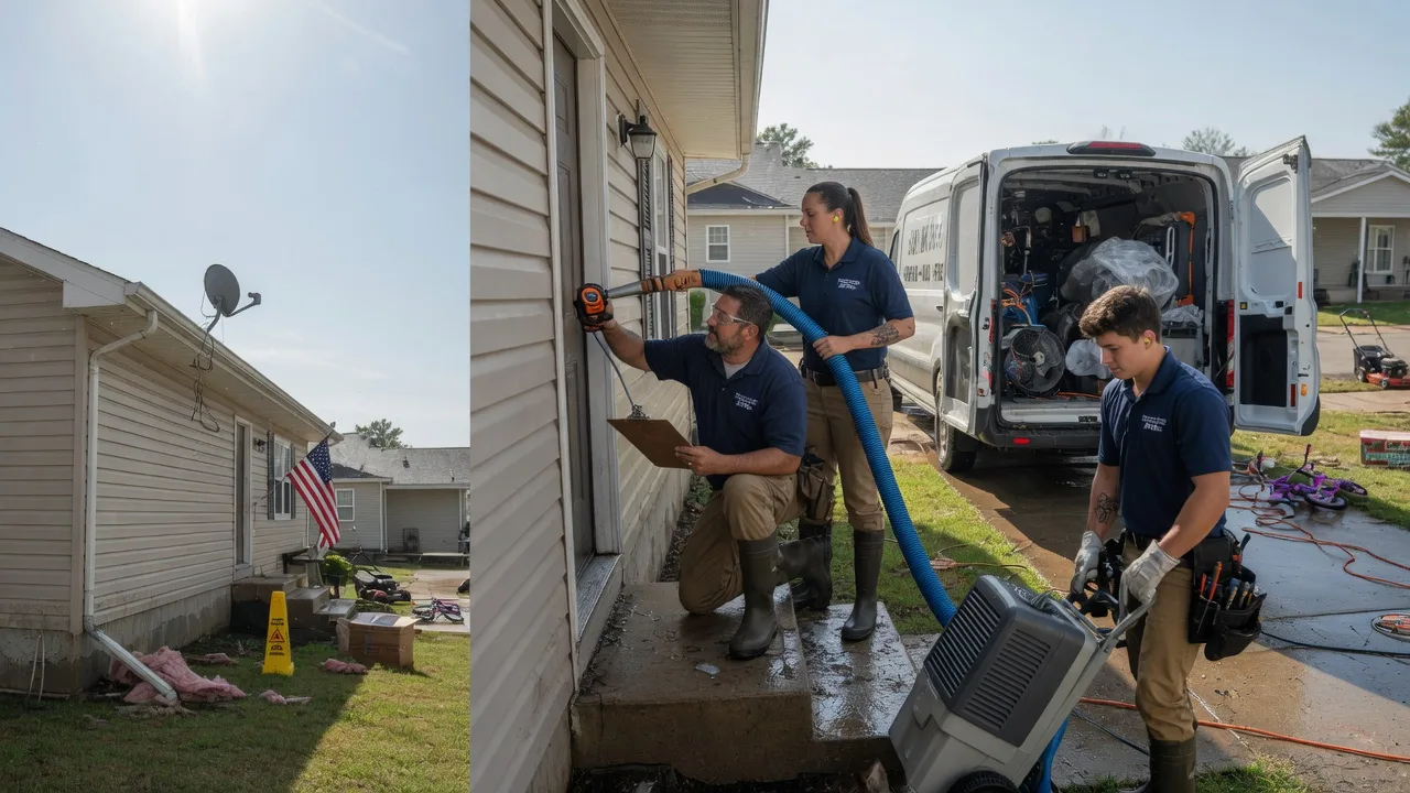 Ceiling Water Damage Restoration in Collinsville, OK near me